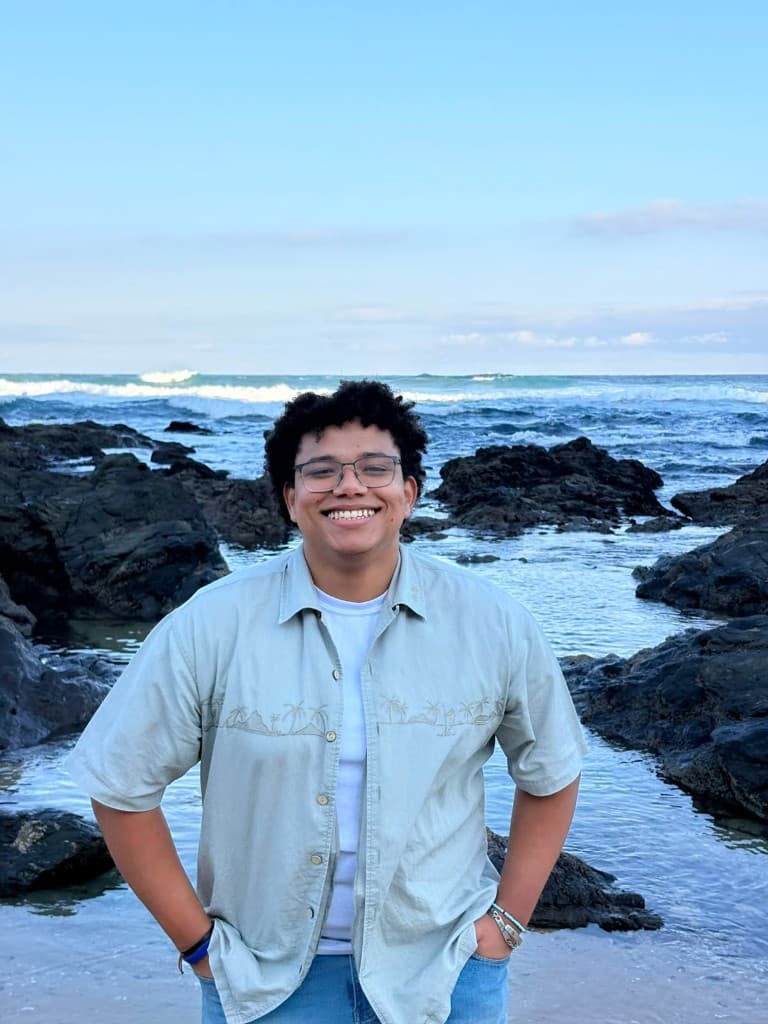 Ethan Classen on the coast